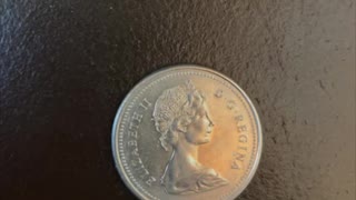 I silver Canadian dollar