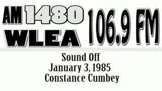 Wlea Archives, Sound Off, January 3, 1985, Constance Cumbey