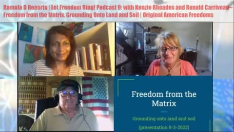 Let Freedom Ring! Podcast 9, Mass. State Assembly: Freedom From The Matrix, Grounding On Land & Soil