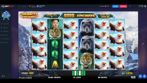 Trumpit Slots Machine - Buying Free Spins For 500 TRX