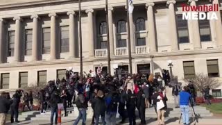 Crowd CHEERS After Rittenhouse Verdict