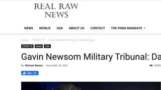 CA Gov. Gavin Newsom's GITMO Treason Trial-Day 1