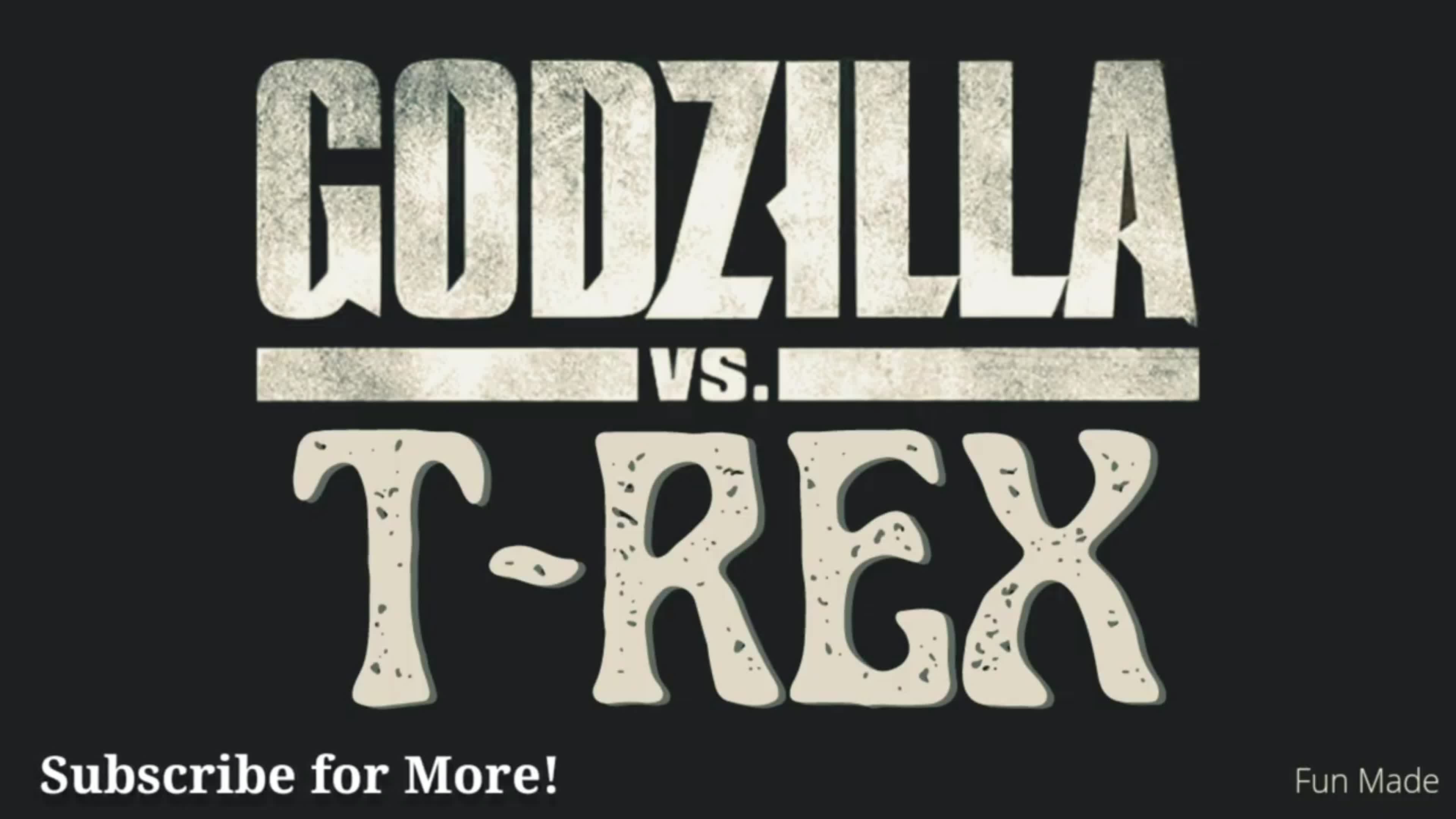 Godzilla vs TRex Trailer 2025