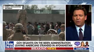 Gov. DeSantis weighs in on the situation in Afghanistan.
