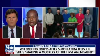 Wow. Simon Ateba describes why he challenged the WH press sec