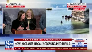 'That's On You': Sen. Katie Britt Blasts Reporters For Ignoring Border Crisis