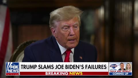 Popular MAGA President Donald Trump talks about his relationship with the Obamas and Bidens