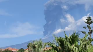 Etna Erupts Volcanic Ash