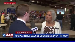 Trump Attends Caucus Organizing Event In Iowa