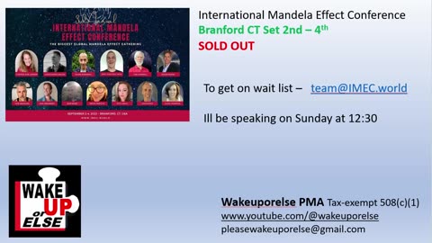 Mandela Effect Conference and Awake Nation Interview LINK BELOW