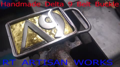 Delta 9 THC Belt Buckle - handmade RT ARTISAN WORKS