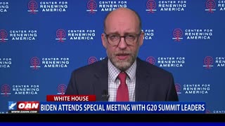 Biden attends special meeting with G20 summit leaders