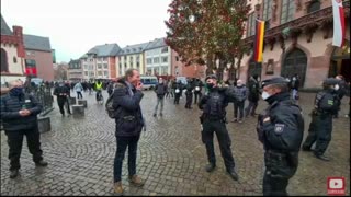 Die Apfel Polizei in Frankfurt