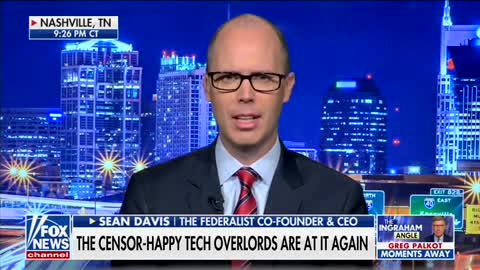 Davis: Big Tech Censorship Is A Calculated Effort To Silence Political Opponents