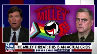 Tucker Carlson asks why General Mark Milley hasn't stepped down