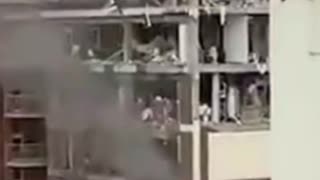 Explosión de gas en el Palacio de Madrid España