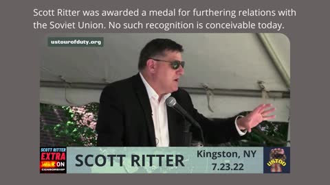 Scott Ritter in Kingston, NY: Avoiding war deserves a medal