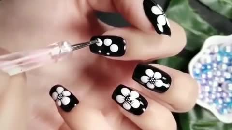 SIMPLE AND EASY INDIAN NAIL ART DESIGN