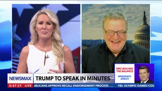 Rob Carson appearance on Newsmax before Trump Rally July 25, 2021!