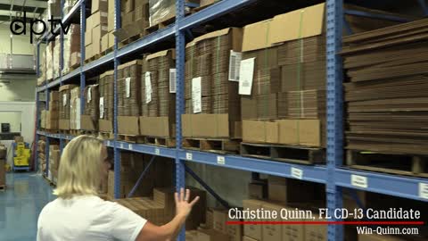 FL 13-CD Candidate Christine Quinn Gives Tour Of Business
