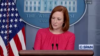 Reporter asks Psaki about "terrible polls"