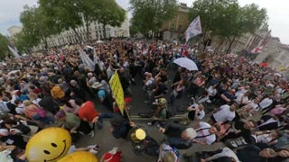 London Freedom Protest 29th May 2021-Downing Street
