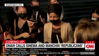 Omar Calls Manchin and Sinema Republicans