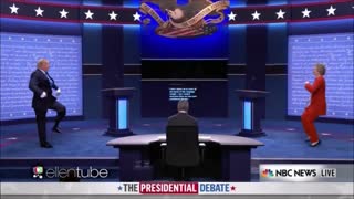 Hillary vs Trump Dancing Debate
