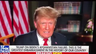 Trump responds to Biden's colossal blunder in Afghanistan