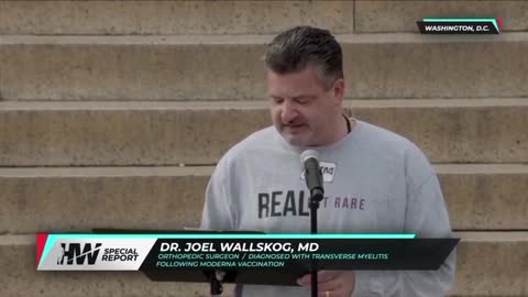 Vaccine Injured Orthopedic Surgeon Dr. Joel Wallskog Speaks at Defeat the Mandates DC