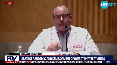 Doctor pleads for review of the data during COVID-19 Senate hearing