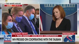 Peter Doocy presses Psaki on getting Americans out of Afghanistan