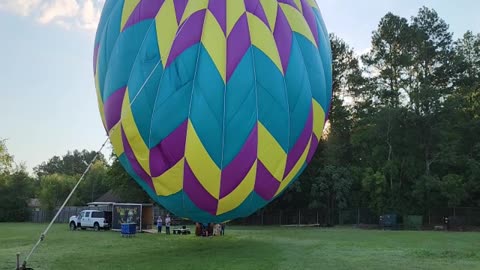 Slow Hot air balloon ride
