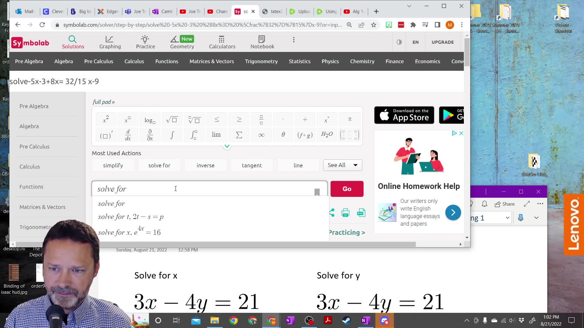 Solving Literal Equations With Symbolab