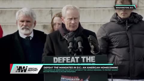 Dr. Peter McCullough Speaking at the Defeat the Mandates Rally in DC
