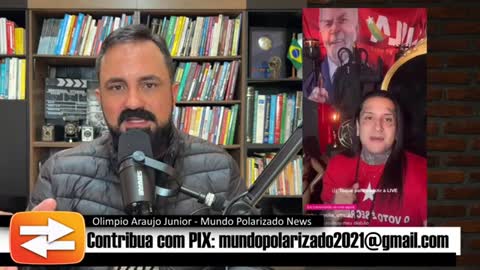 Eleições 2022 Lula - PT - Vicky Vanilla (Mundo Polarizado - Olimpio Araujo Junior) 2022,10,3