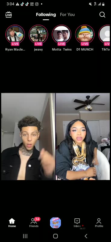 Jwavy with gals tiktok live 6/227/23