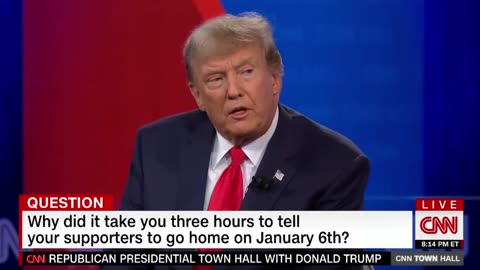 CNN to Trump about Jan 6: "Over 140 officers were injured that day."