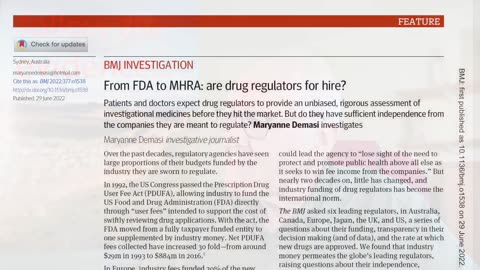 Are drug regulators for hire?