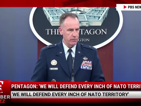 Watch Pentagon Press Secretary Addresses NATO Article 5: 'We Will Defend'