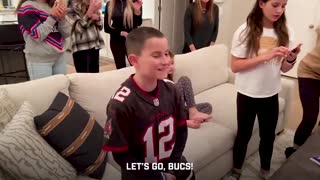 Tom Brady Surprises 10-Year-Old Brain Cancer Survivor with Super Bowl Tickets