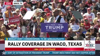 FULL SPEECH: Wesley Hunt's Speech at President Trump Rally in WACO, TX- 3/25/23
