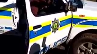 Viral video of allegedly drunk cop inspecting crash damage