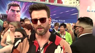 Chris Evans takes Buzz Lightyear to infinity and beyond