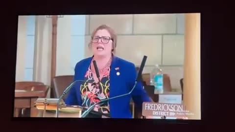 Mental Illness on full display! This is an elected state official in Nebraska. Jesus please help us