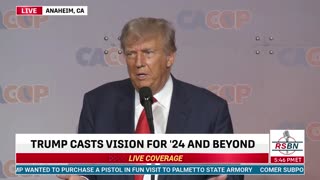 FULL SPEECH: President Donald Trump to address the California GOP convention in Anaheim, CA 9/29/23