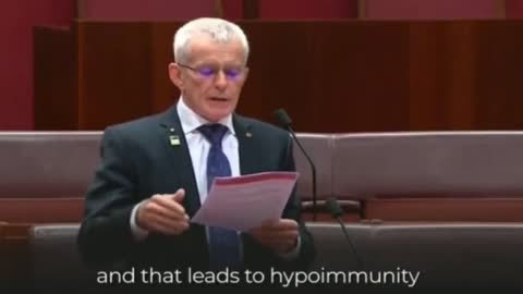 Australian Senator Malcolm Roberts dropping truth bombs over parliament.