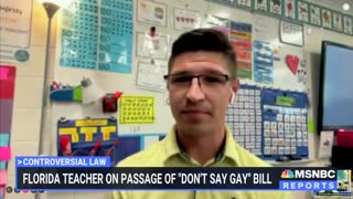 Gay kindergarten teacher cries he won't be able to share love life with "my children"