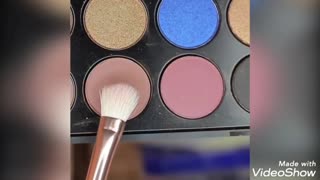 makeup eyes woman tutorial
