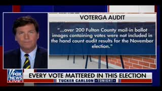 EXPLOSIVE! Tucker Carlson Covers the Election Fraud in Fulton County Georgia